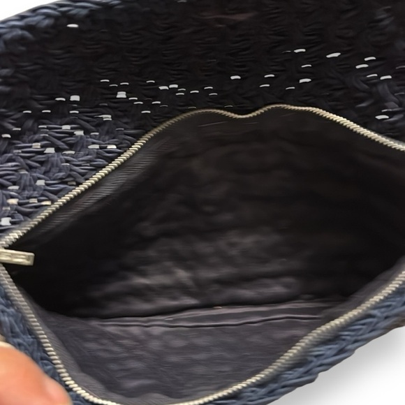 Vintage Clutch Crochet Knit Navy - Picture 4 of 5